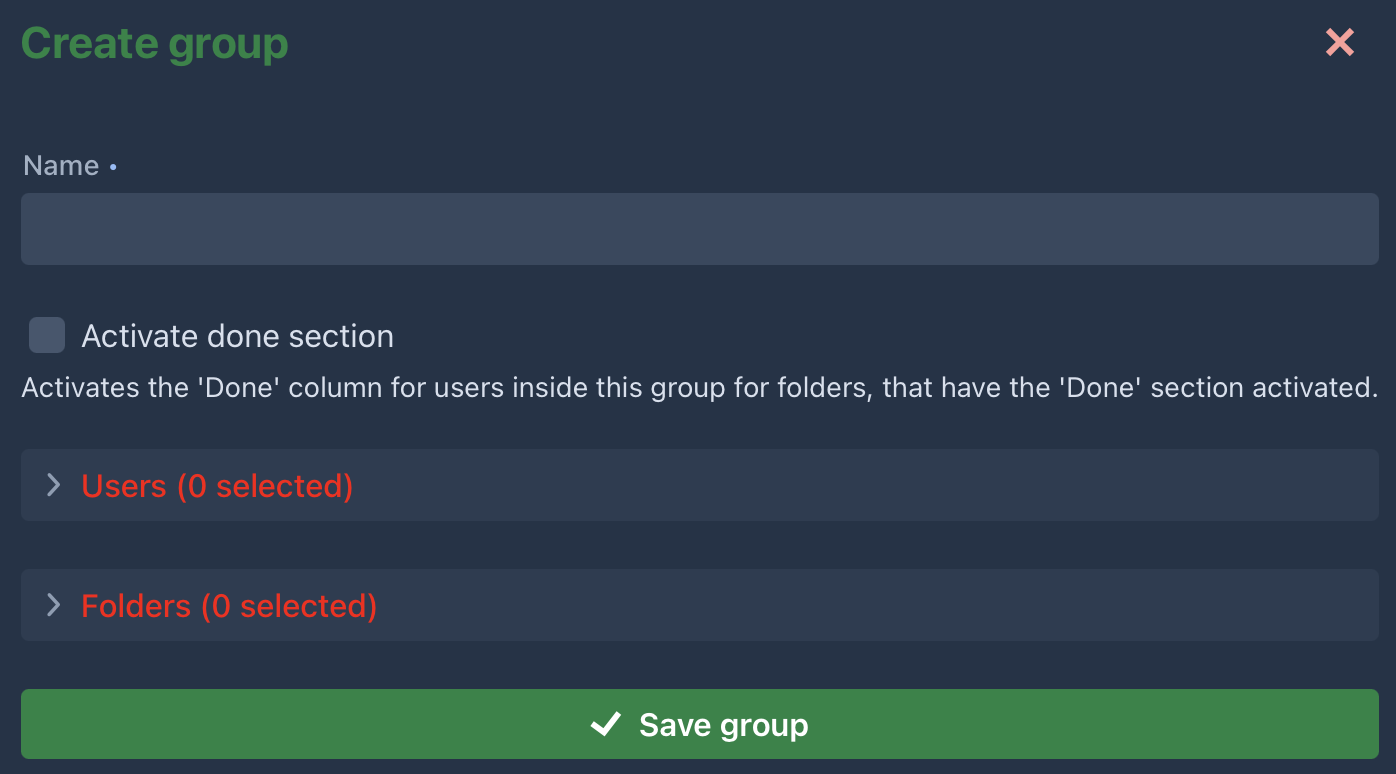 Assignment by Group