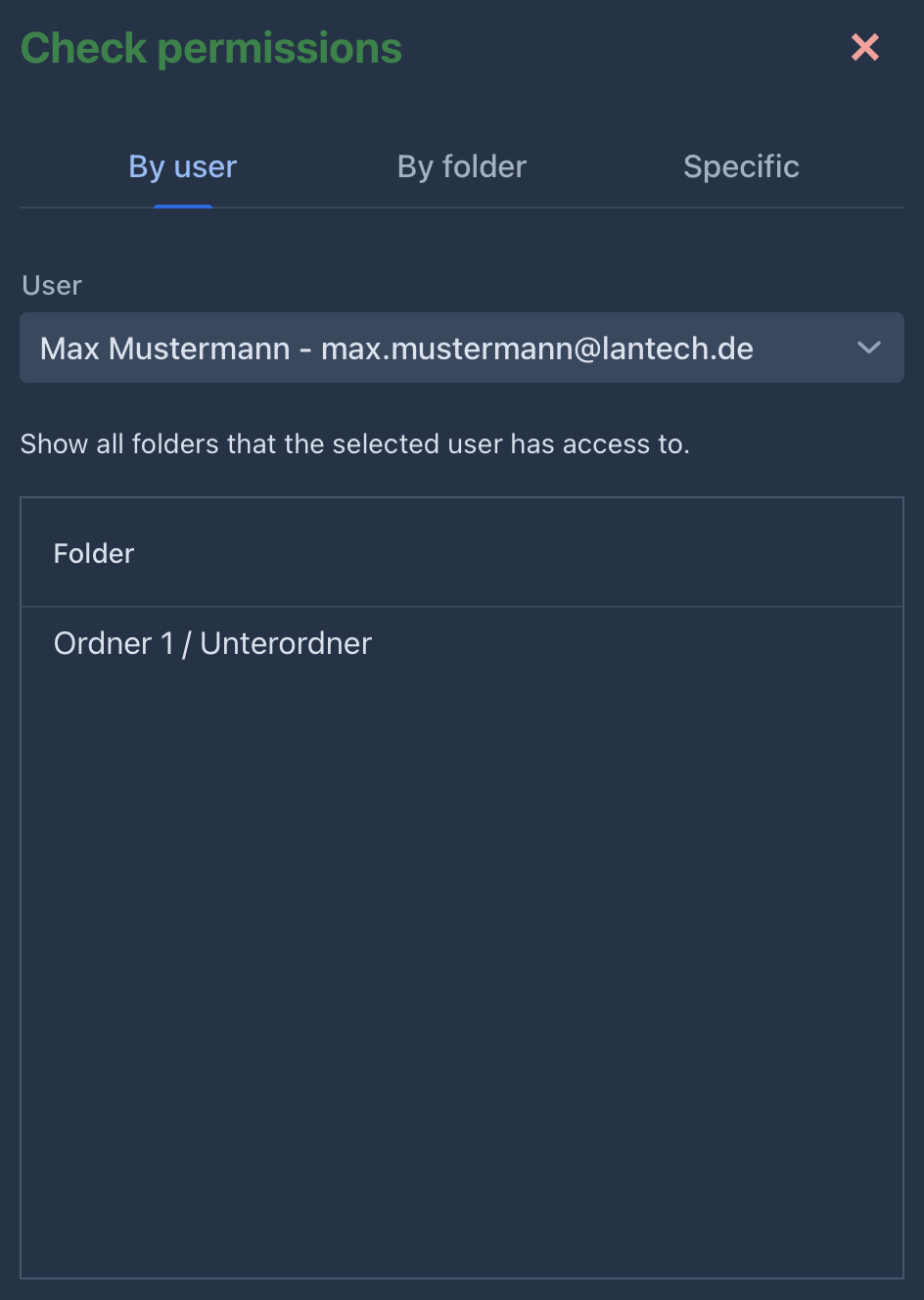 Check Permissions