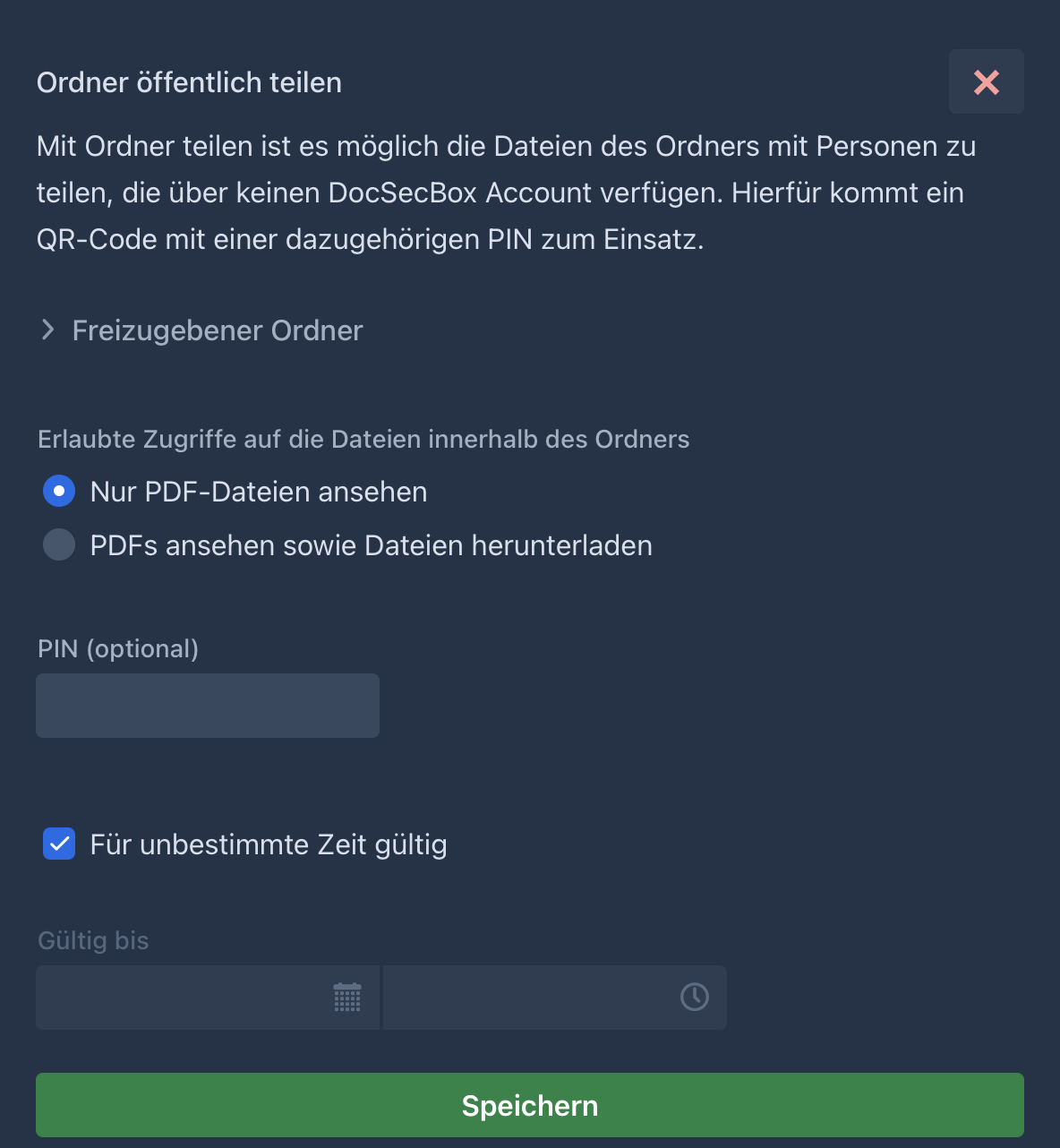Files from shared folder